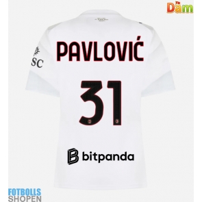 Billiga AC Milan Strahinja Pavlovic #31 Bortatröja Dam 2026-27 Kortärmad